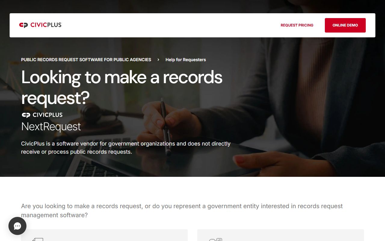 Grant County inmate records public records request portal